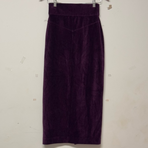 Free People Purple Midi Skirt - Picture 7 of 8
